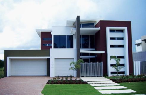 External cladding of timber or steel from NRG Greenboard