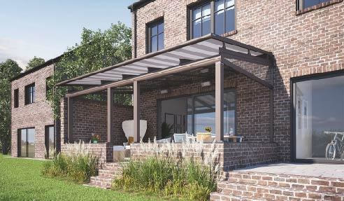 over roof conservatory awning