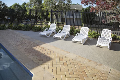 Porous Pool Paving