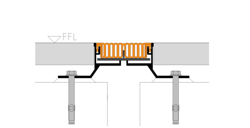 thick floor-finish Expansion Joint Cover