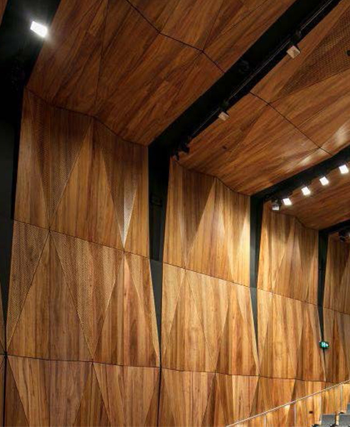 Au.diPanel Acoustic Ceiling and Wall Design in Trinity College