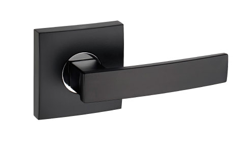 Bold Matt Black Door Leverset