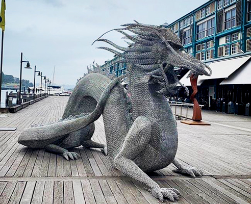 Contemporary Sculpture at the Wharf by ARTPark