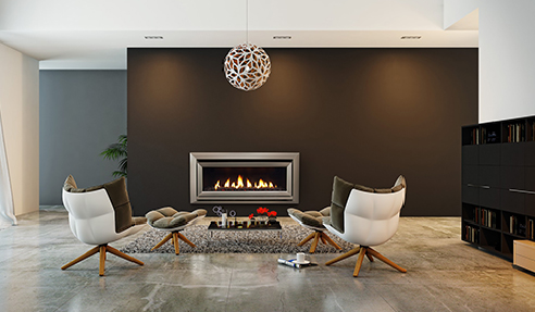 Efficient Indoor Gas Fireplaces - Escea by Chazelles