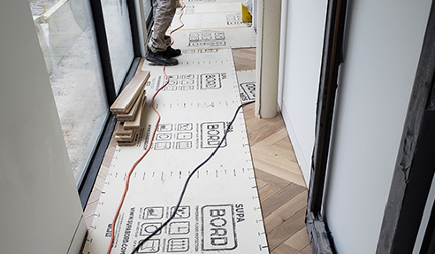 Protect Timber Flooring with SupaBord by Renaissance Parquet