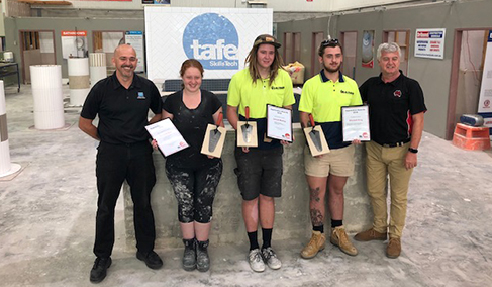 TAFE Queensland SkillsTech Apprentice Awards and LATICRETE