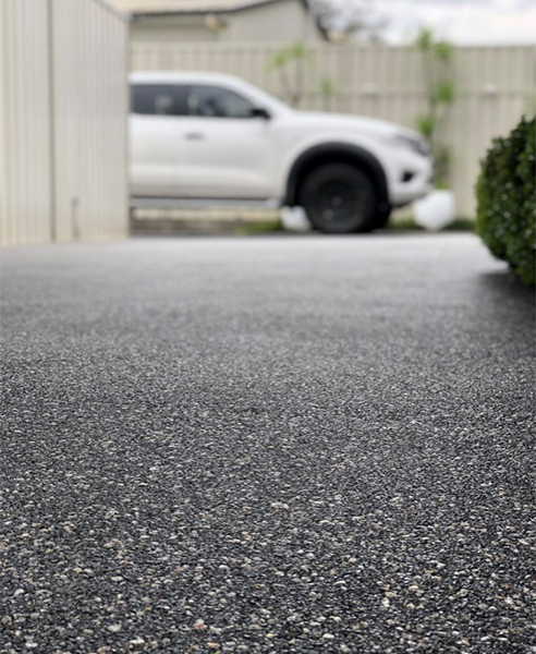 Charcoal Harvest Concrete Driveway Overlay