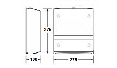 S-116 Interleaved Paper Towel Dispenser