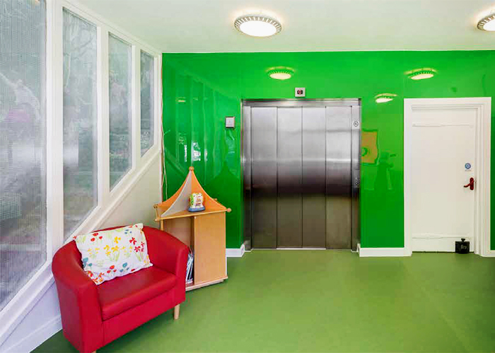 Floors & Walls in Bright Colours for Haven House from Altro