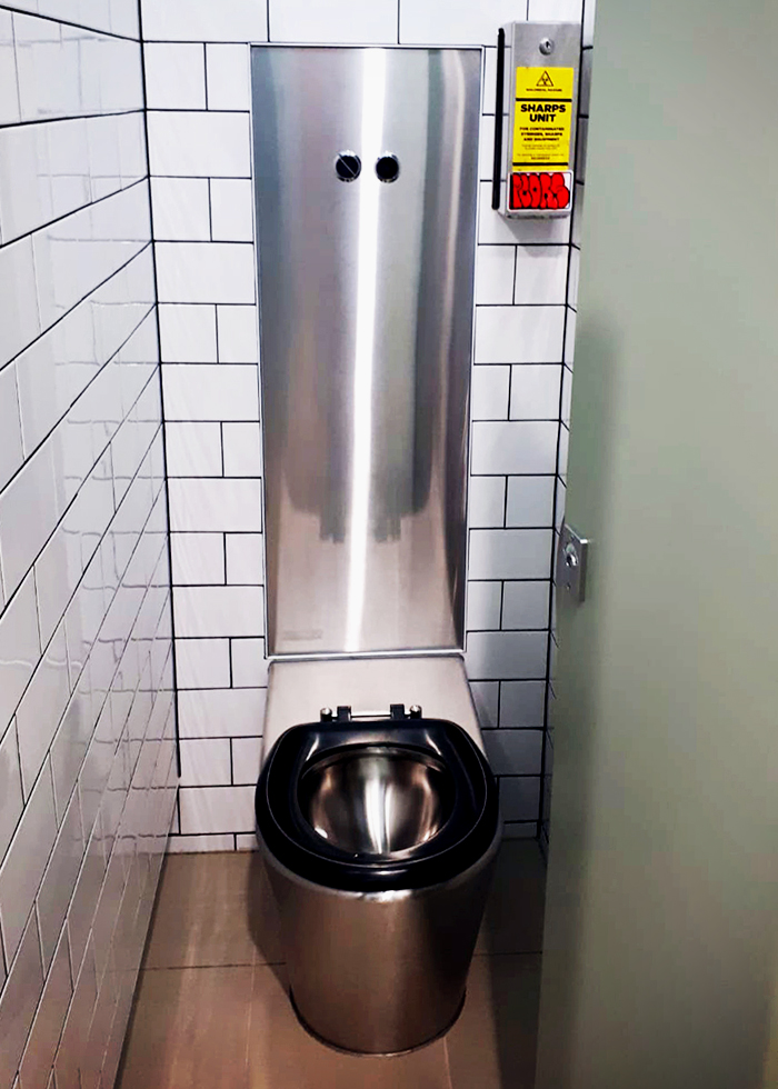 Stainless Steel Toilet Facility Urinals from BRITEX