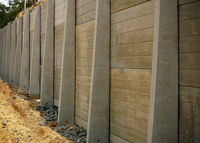 Concrete Sleeper Retaining Walls Brisbane From Concrib