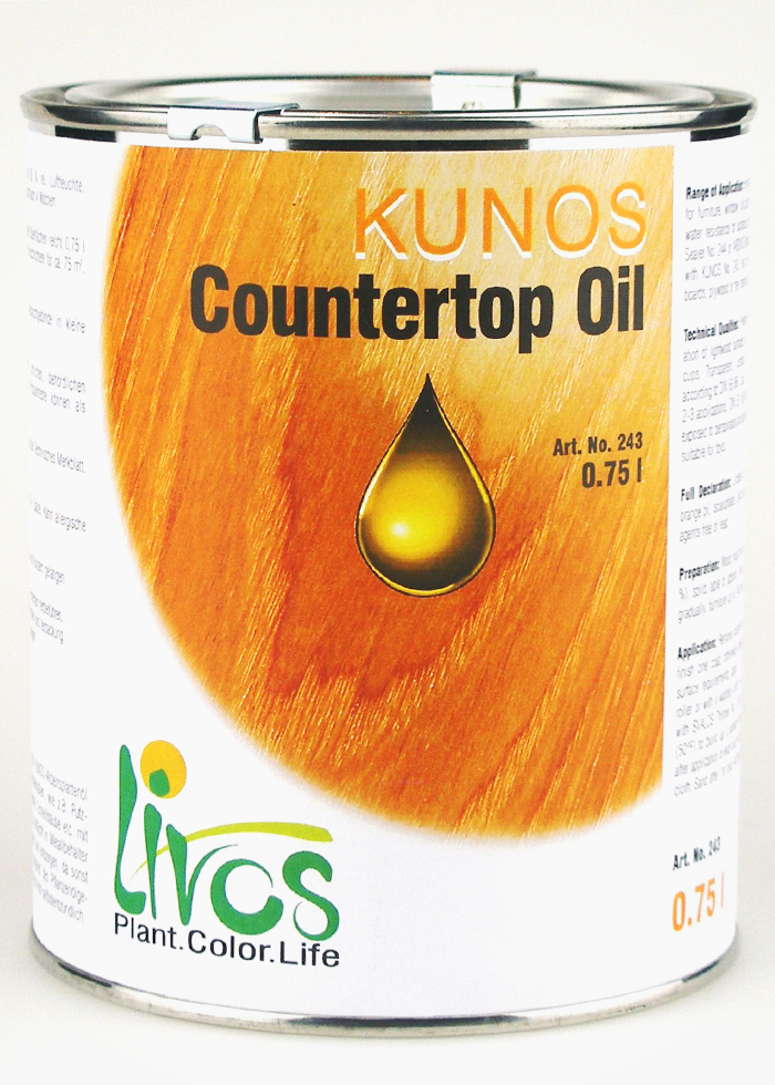Natural Countertop Oil Certified Food Safe from Livos