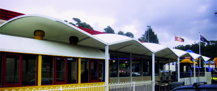 Herculite Reinforced PVC Fabrics for Awnings from Nolan Group