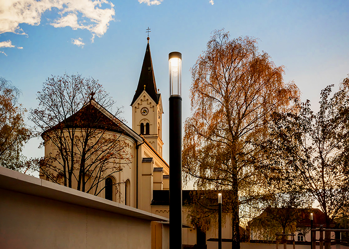Public Area Lighting for St Nikolaus Parish Garden from WE-EF