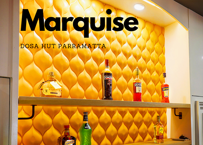 Marquise Designer Wall Panels for Dosa Hut from 3D Wall Panels