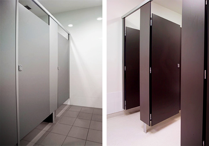 Squareline Washroom Cubicles from Flush Partitions Australia