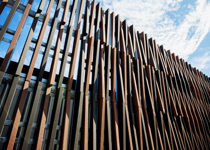 Sustainable Facade Screening for Canberra Metro by Futurewood