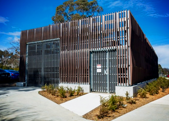 Sustainable Facade Screening for Canberra Metro by Futurewood