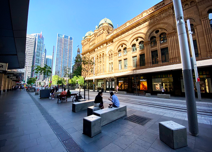 Precast Concrete Bollards for George St, Sydney by Mascot