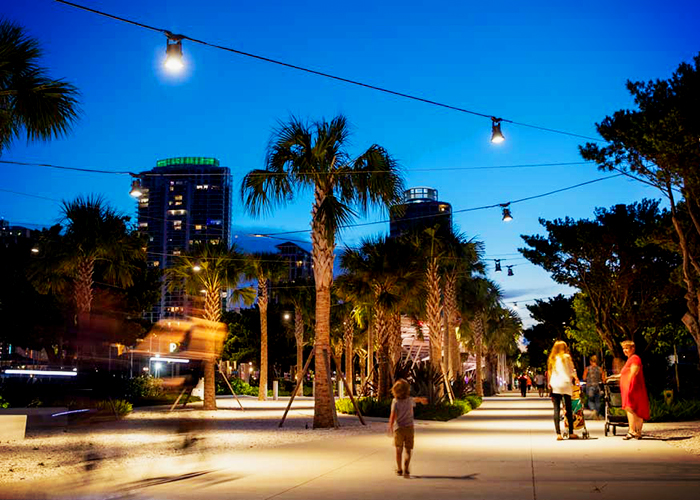 Catenary Lighting for St Pete Pier by Ronstan