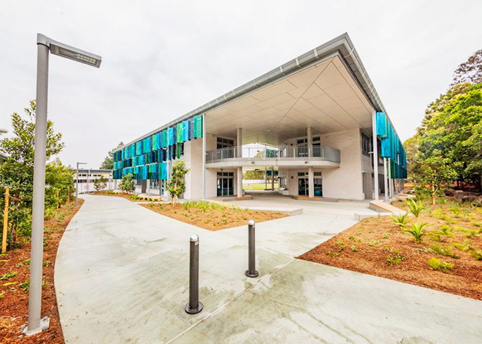 Perforated Aluminium Panels for Byron Bay School from Sapphire