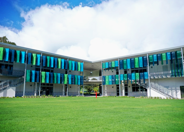 Perforated Aluminium Panels for Byron Bay School from Sapphire