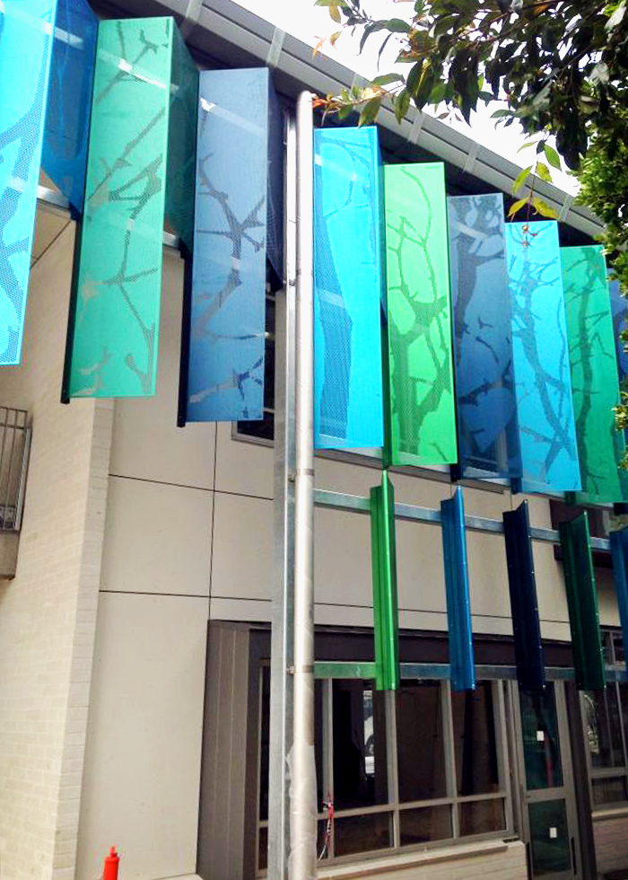 Perforated Aluminium Panels for Byron Bay School from Sapphire