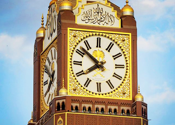Gold Leaf Glass Mosaics for Iconic Clock Tower by TREND