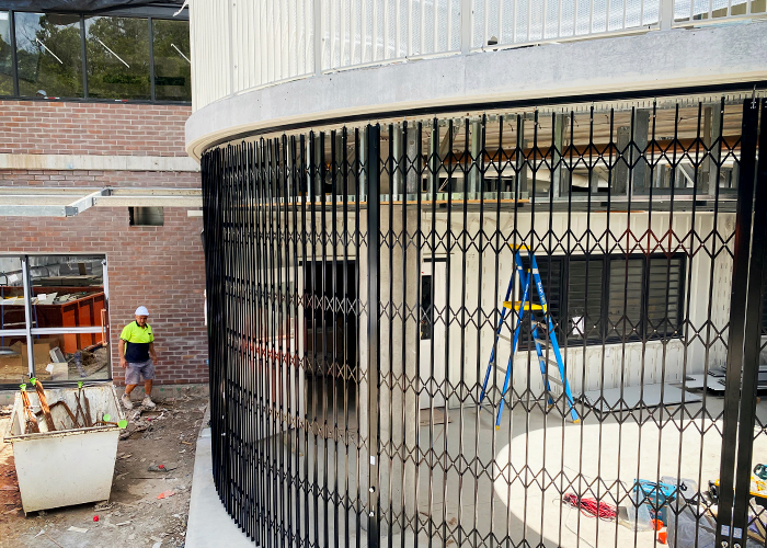 Curved Security Screens for Public Buildings from ATDC