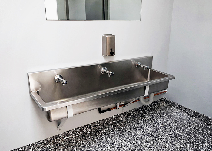 Stainless-steel School Bathroom Fixtures from Britex
