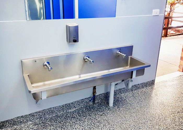 Stainless-steel School Bathroom Fixtures from Britex