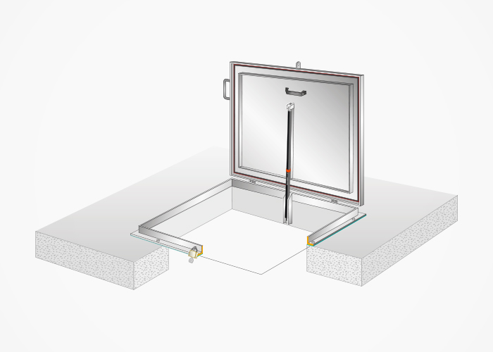 Surface-mounted Floor Doors from Gorter Hatches