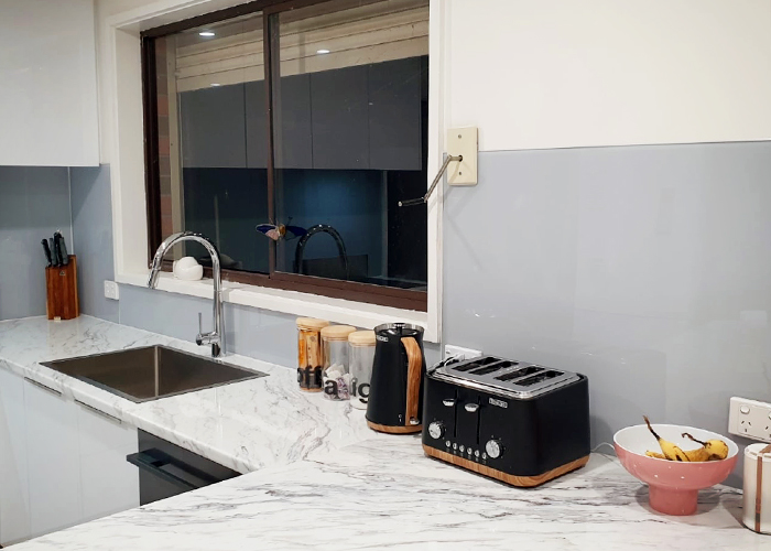 Kitchen Splashbacks in Grey by Innovative Splashbacks