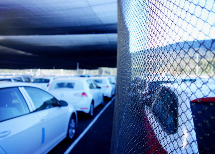 Hail Protection Canopies for Fleet Parking from MakMax Australia