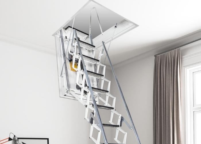 Fully Automated Electric Aluminium Ladder by Attic Ladders
