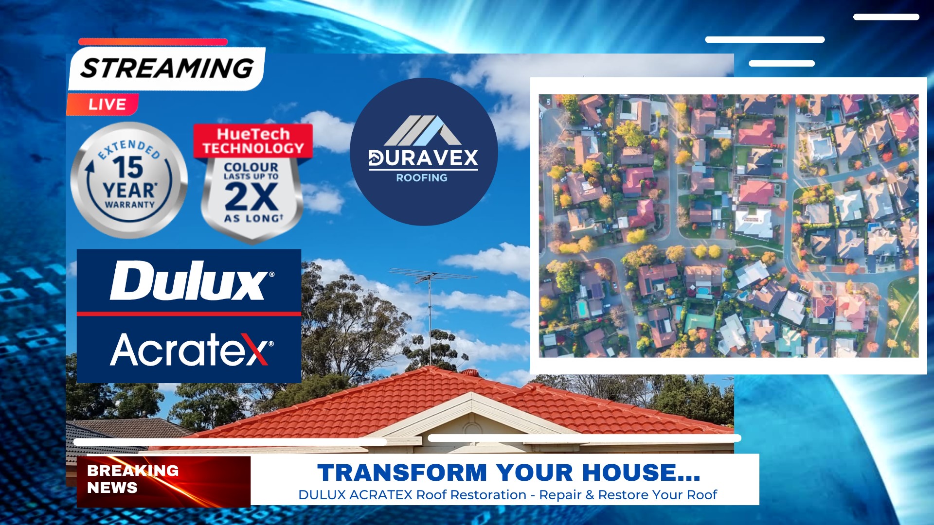 Expert Cement Tile Roof Restoration by Duravex Roofing