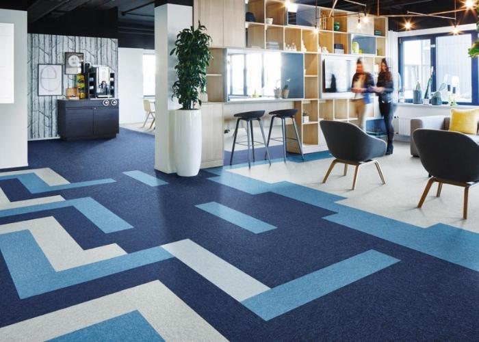 Noise Reducing Carpet Tiles for Offices by Forbo