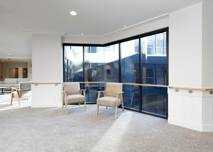 Functional and Decorative Fixtures for an Aged Care Facility by Intrim