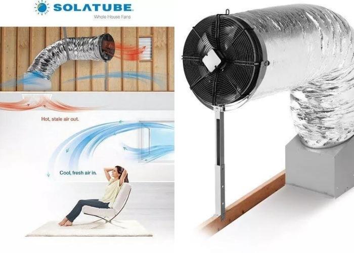 Whole House Fan for Cooling and Air Circulation by Solatube