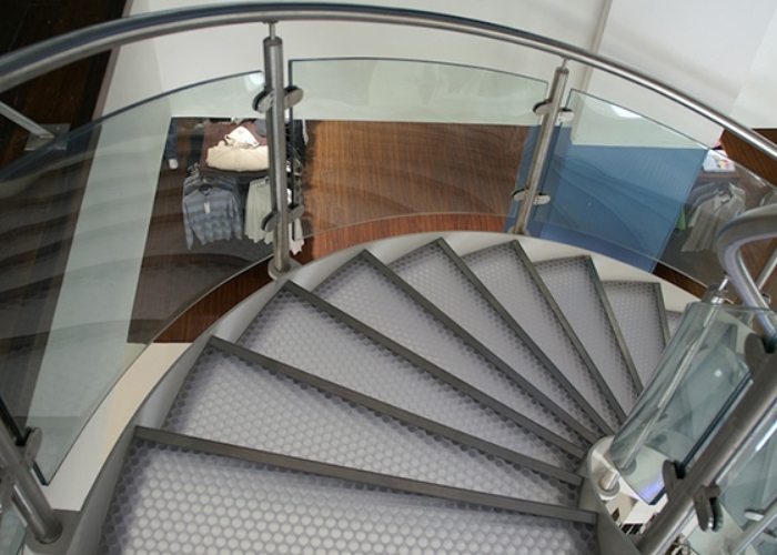 Anti Slip and Translucent Optic Flooring by Allplastics