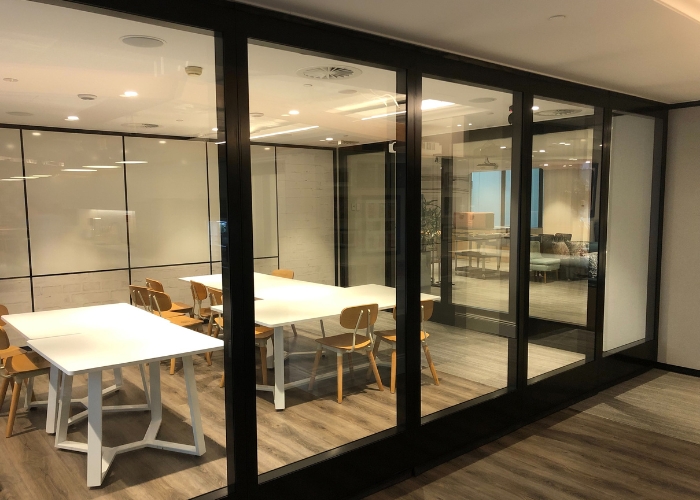 Acoustic Folding Operable Walls for Design and Construct Firm Multi-Use Space