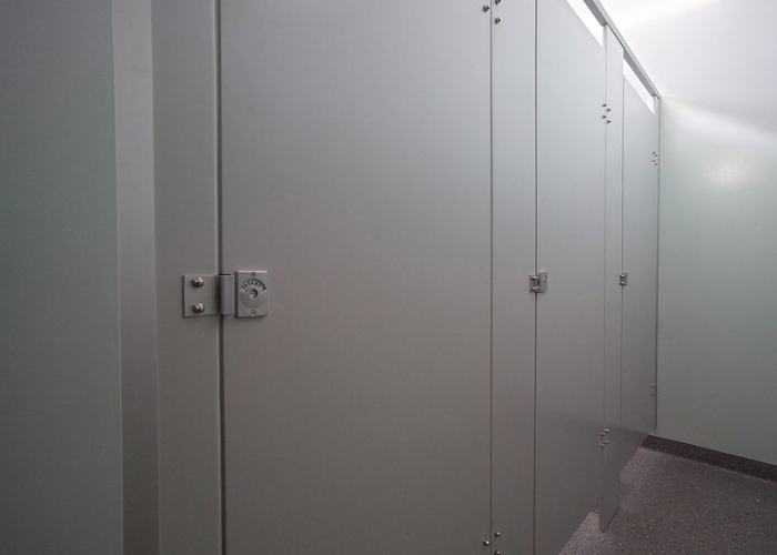 Cement Sheet Shower Stalls by Flush Partitions