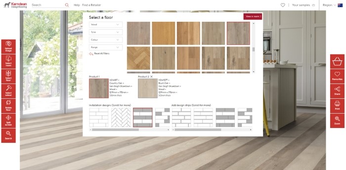 Floor Designer Tool by Karndean Designflooring
