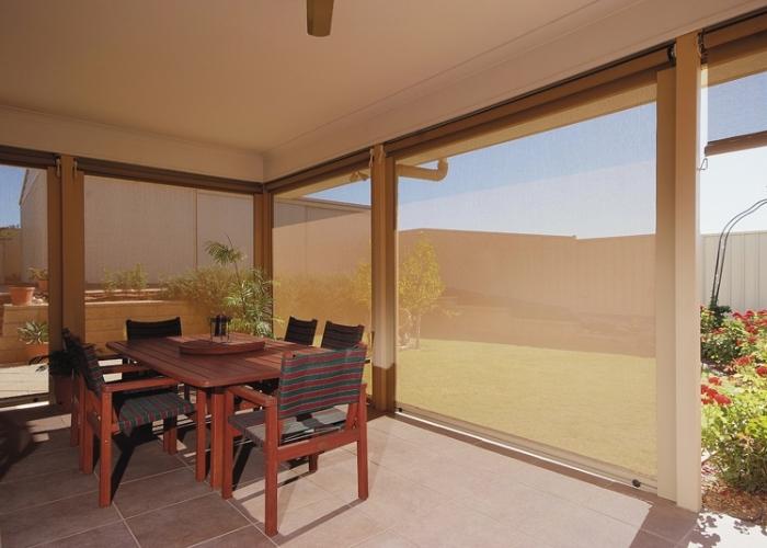 Outdoor Channel Blinds by Shadewell