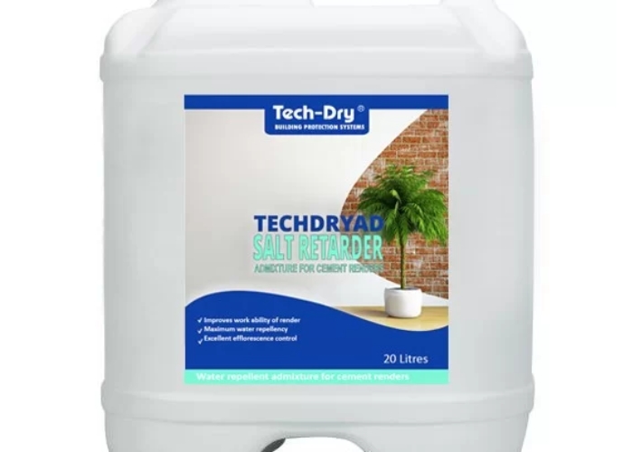 Water and Salt Repellent Admixture by Tech-Dry