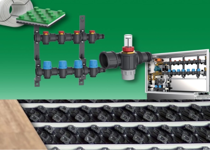Hydronic Floor System for Heating and Cooling by Aquatechnik