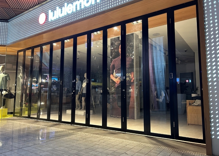 ATDC's Premium Bi-Folding Door for Commercial Security