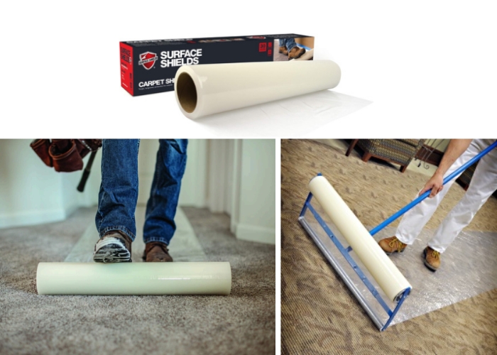Temporary Protection Film for Carpets by Altamonte