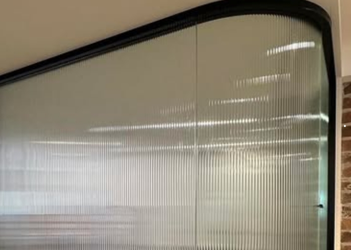 Curved Glass Enclosure for Showers by Bent & Curved Glass