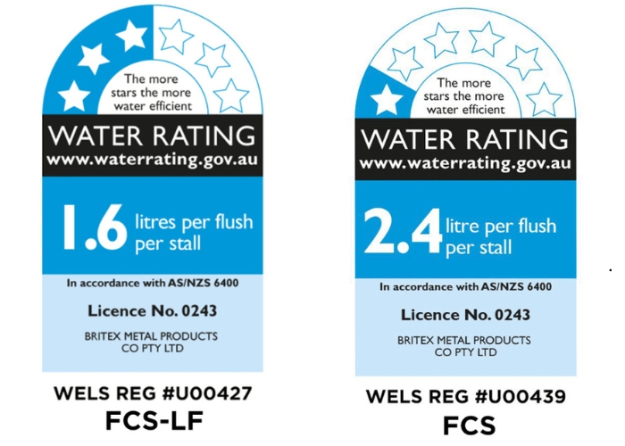 Heavy Duty Stainless Steel Push Button Cistern by Britex